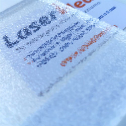 Plexiglass per illuminazione textures Crimp tagliato a laser