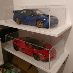 Teca in plexiglass smontabile per lego e modellismo