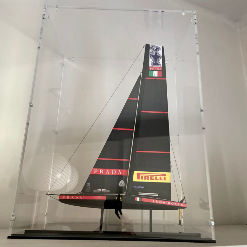 Teca in plexiglass smontabile per lego e modellismo
