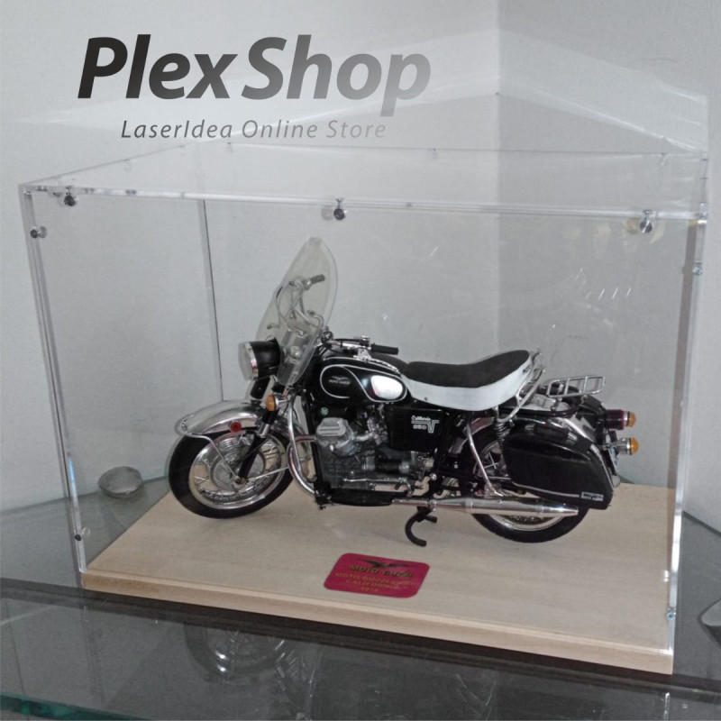 Teca in plexiglass smontabile per lego e modellismo