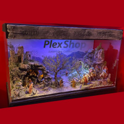 Teca in plexiglass smontabile per lego e modellismo