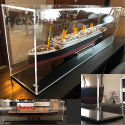 Teca in plexiglass smontabile per lego e modellismo