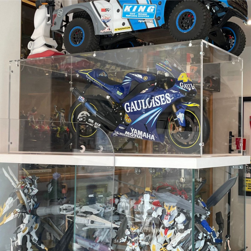 Teca in plexiglass smontabile per lego e modellismo