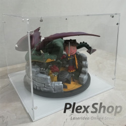 Teca in plexiglass smontabile per lego e modellismo