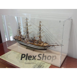 Teca in plexiglass smontabile per lego e modellismo