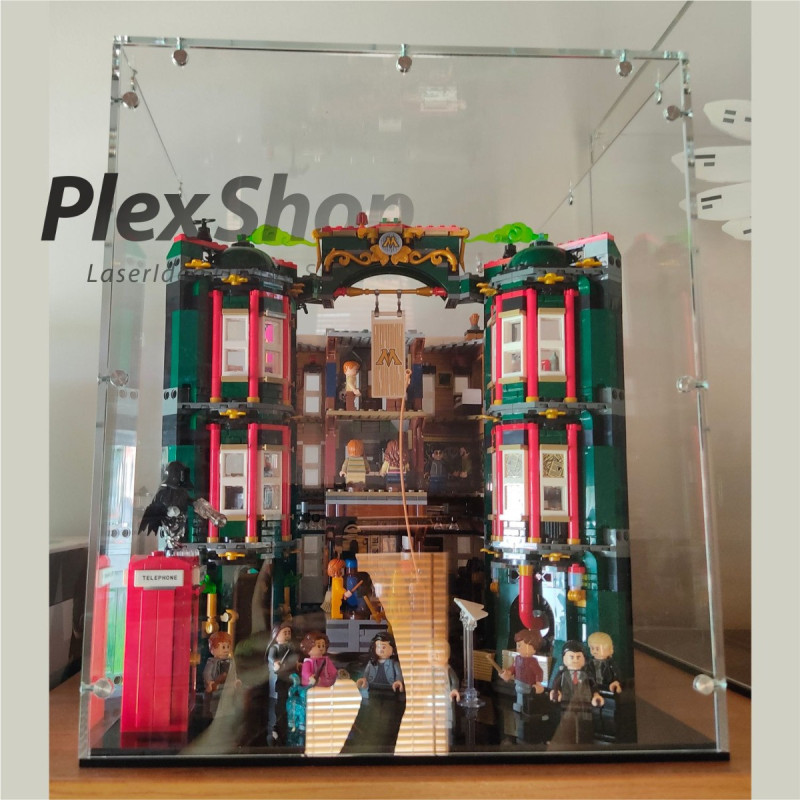 Teca in plexiglass smontabile per lego e modellismo