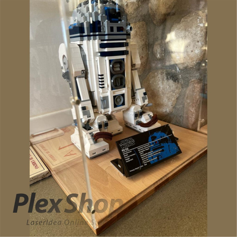 Teca in plexiglass smontabile per lego e modellismo