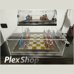 Teca in plexiglass smontabile per lego e modellismo