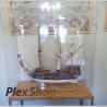 Teca in plexiglass smontabile per lego e modellismo