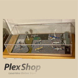 Teca in plexiglass smontabile per lego e modellismo