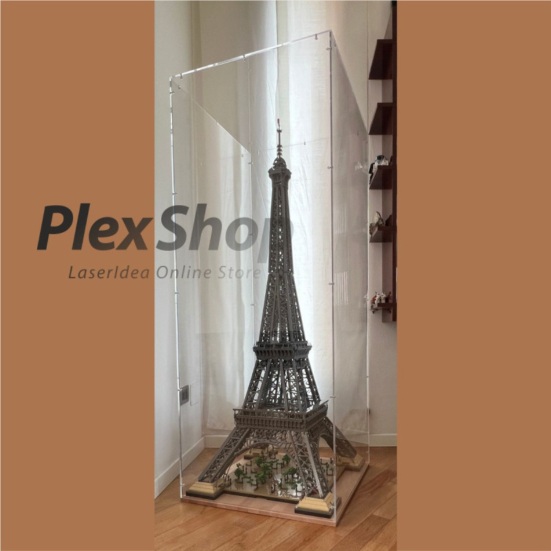 Teca in plexiglass smontabile per lego e modellismo
