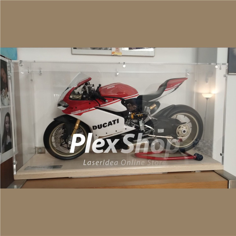 Teca in plexiglass smontabile per lego e modellismo