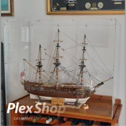Teca in plexiglass smontabile per lego e modellismo