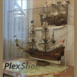 Teca in plexiglass smontabile per lego e modellismo