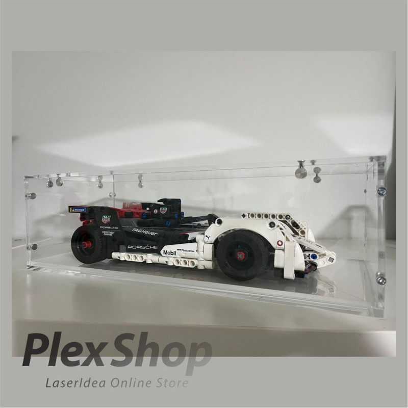 Teca in plexiglass smontabile per lego e modellismo