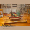 Teca in plexiglass smontabile per lego e modellismo