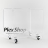 Carrello in Plexiglass Trasparente su Misura
