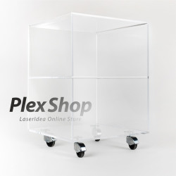 Carrello in Plexiglass Trasparente su Misura
