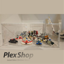 Teca in plexiglass per Lego economica su Misura