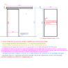 Binario ammortizzato per porta scorrevole in plexiglass