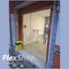Maniglione per porta scorrvole in plexiglass