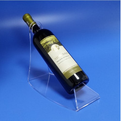 Portabottiglie vino in plexiglass trasparente | Laseridea