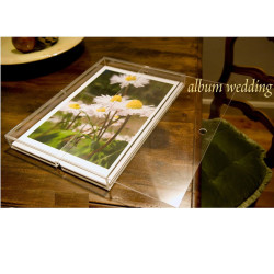 Album fotografico in plexiglass trasparente | Laseridea