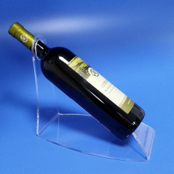 Portabottiglie vino in plexiglass trasparente | Laseridea
