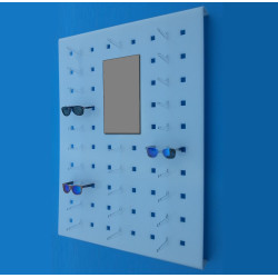 Espositore Portaocchiali in plexiglass da muro