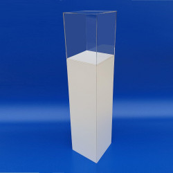Basamento per teche in plexiglass per musei e mostre