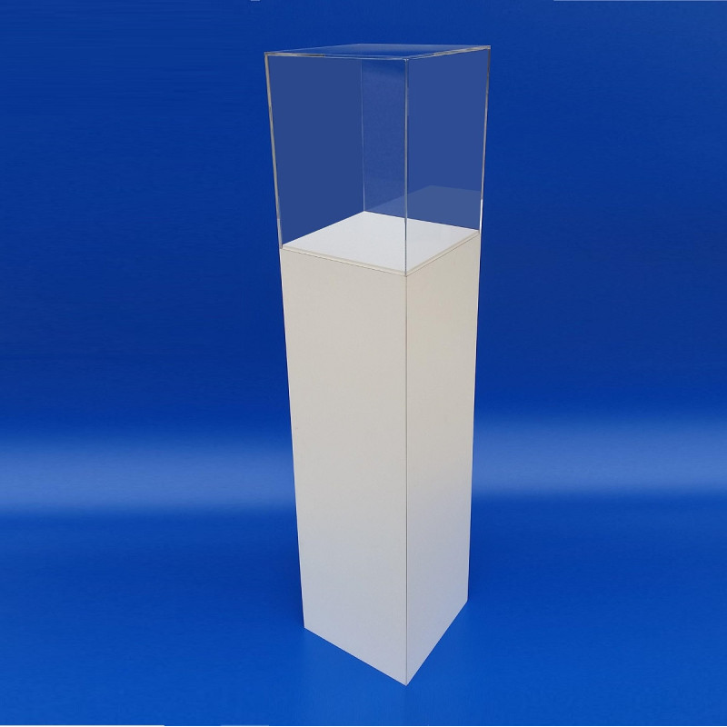 Basamento per teche in plexiglass per musei e mostre