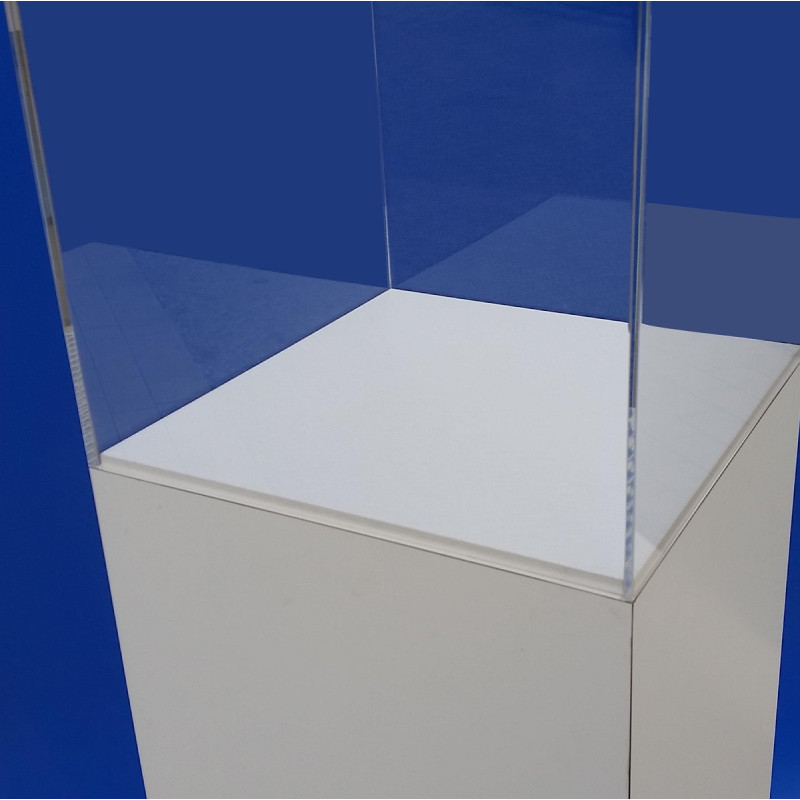 Basamento per teche in plexiglass per musei e mostre
