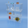 Espositore in plexiglass con ripiani satinati | Laseridea