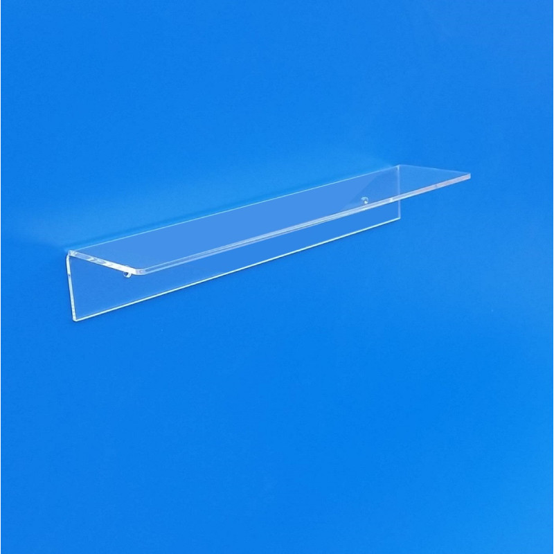 Mensole in plexiglass trasparente su misura