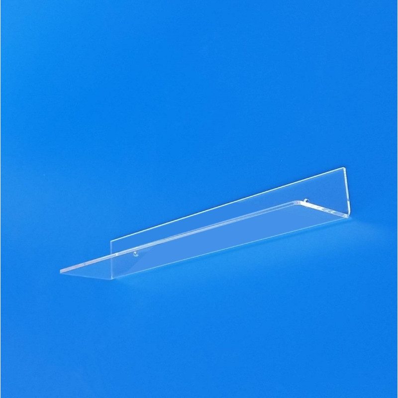 Mensole in plexiglass trasparente su misura