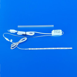 Strip led su misura bianco o colorato cablaggio incluso