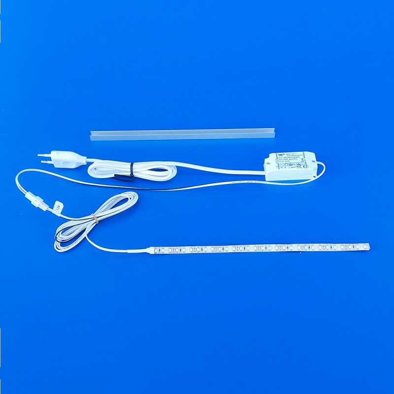 Strip led su misura bianco o colorato cablaggio incluso