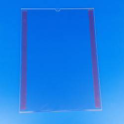 Tasca portacomunicazione in plexiglass trasparente