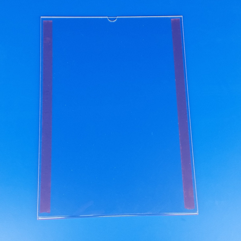 Tasca portacomunicazione in plexiglass trasparente