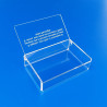 Scatolina in plexiglass su misura personalizzabile