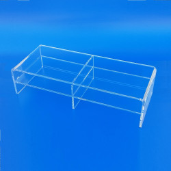 Mobile porta TV in plexiglass trasparente su misura