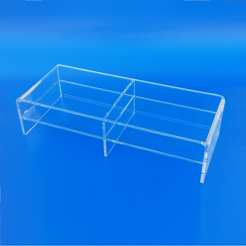 Mobile porta TV in plexiglass trasparente su misura