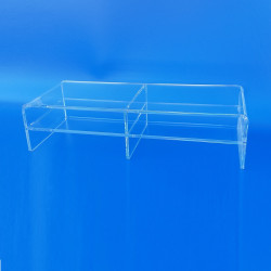 Mobile porta TV in plexiglass trasparente su misura