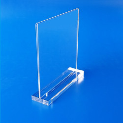 Portafoto - portamenu in plexiglas con base