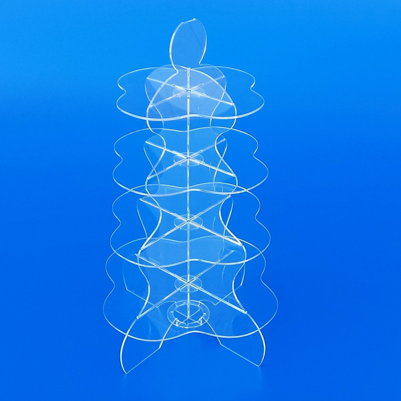 Gondole circolari in plexiglass trasparente su misura