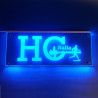 Targhe ed insegne in PMMA luminose a led su misura