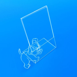 Portafoto plexiglass cucciolo cane