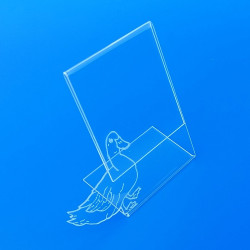 Portaritratti plexiglass papera inciso