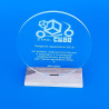 Trofeo in plexiglass e legno personalizzabile