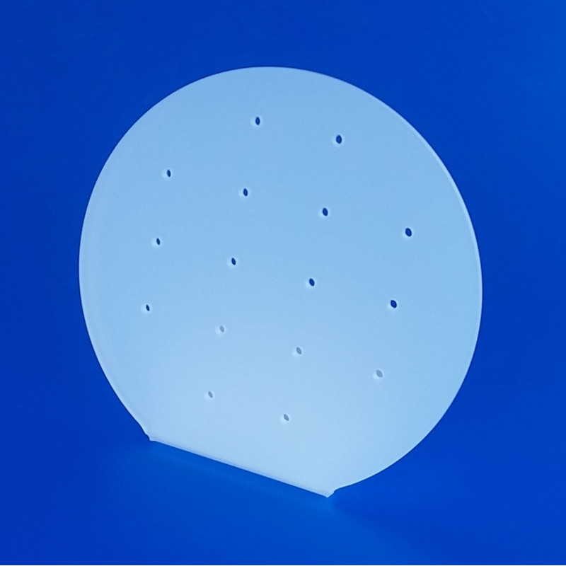Espositore orecchini in plexiglass tondo da tavolo